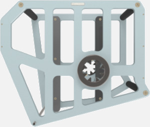 Hillaero CENTRIMAG FAA certified mountable bracket for Air Ambulance Airmed Helicopter or Fixed Wing Aircraft TOP